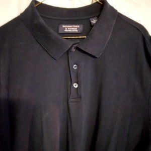 Roundtree & Yorke long sleeve polo style shirt Large